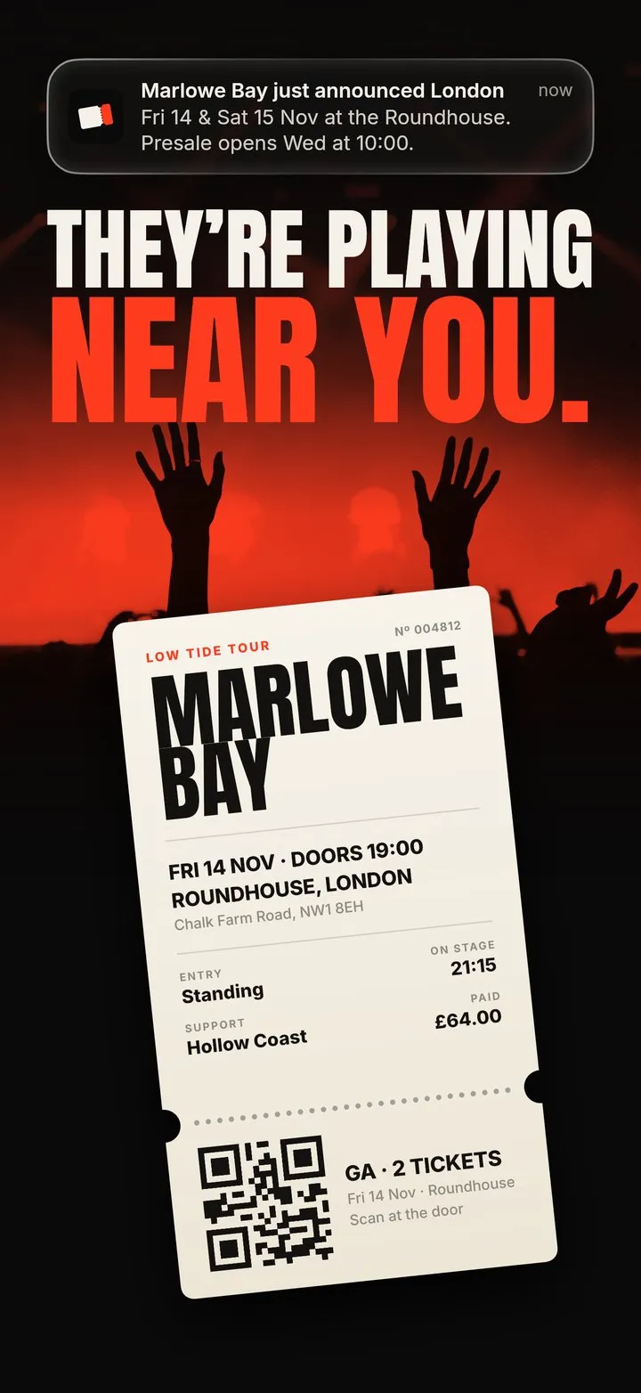 Encore screenshot: They’re playing near you.